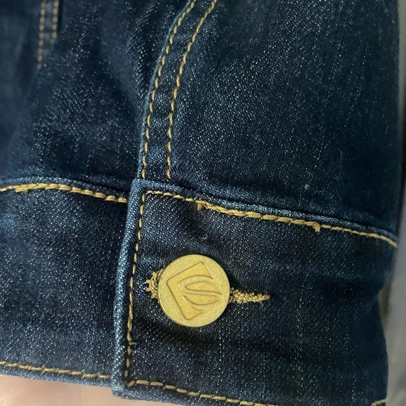 Dark Denim Spanner Jean Jacket, NWOT, sz 18W - Picture 5 of 6